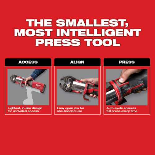 M18 FORCE LOGIC Press Tool w/ ONE-KEY w/ 1/4â?â?7/8â?Streamline ACR Press Jaws