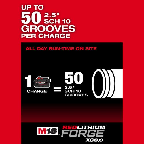 M18 FUEL RINGER Roll Groover for 1-1/4" - 4" Sch 10/40, 6" Sch 10 6 M18 FUEL RINGER Roll Groover for 1-1/4" - 4" Sch 10/40, 6" Sch 10