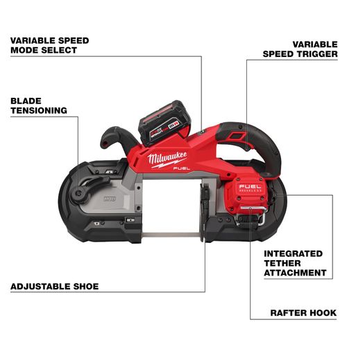 M18 FUEL Deep Cut Band Saw Kit 6 M18 FUEL Deep Cut Band Saw Kit