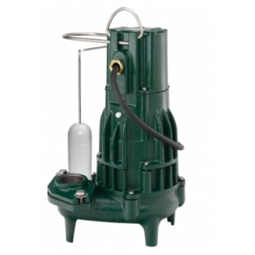 Model D294 High Head Waste-Mate Automatic Cast Iron Sewage Pump - 230 V, 1.5 HP (Single Seal)