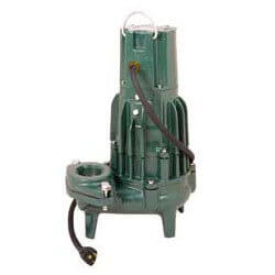 Model E294 High Head Waste-Mate Manual Cast Iron Sewage Pump - 230 V, 1.5 HP, 2" Discharge