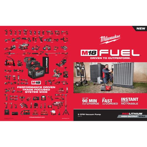 M18 FUEL 5 CFM Vacuum Pump Kit 7 M18 FUEL 5 CFM Vacuum Pump Kit