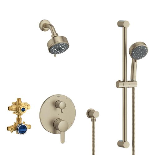 Cosmopolitan 2-Handle Pressure Balance Rainshower 1.75 Gpm (Brushed Nickel), 29429EN0