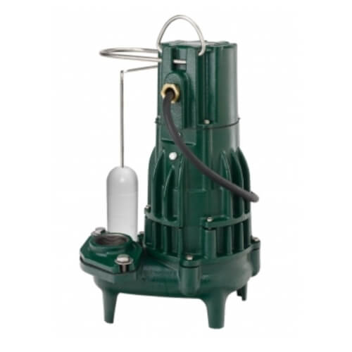 Model D295 High Head Waste-Mate Automatic Cast Iron Sewage Pump - 230 V, 2 HP (Single Seal)