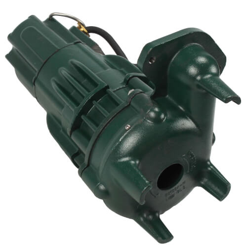 Model E295 High Head Waste-Mate Non-Automatic Cast Iron Sewage Pump - 230 V, 2 HP (Single Seal)