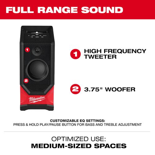 M18 Bluetooth Jobsite Speaker 6 M18 Bluetooth Jobsite Speaker