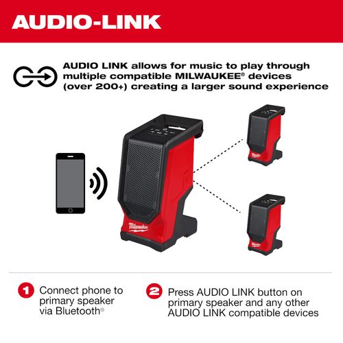 M18 Bluetooth Jobsite Speaker 7 M18 Bluetooth Jobsite Speaker