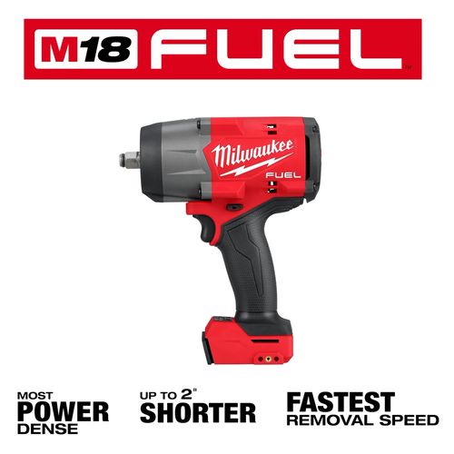 M18 Fuel 1/2" High Torque Impact Wrench w/ Friction Ring & Grease Gun