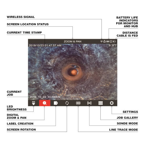 M18 Wireless Inspection Camera Monitor (Tool Only) 5 M18 Wireless Inspection Camera Monitor (Tool Only)