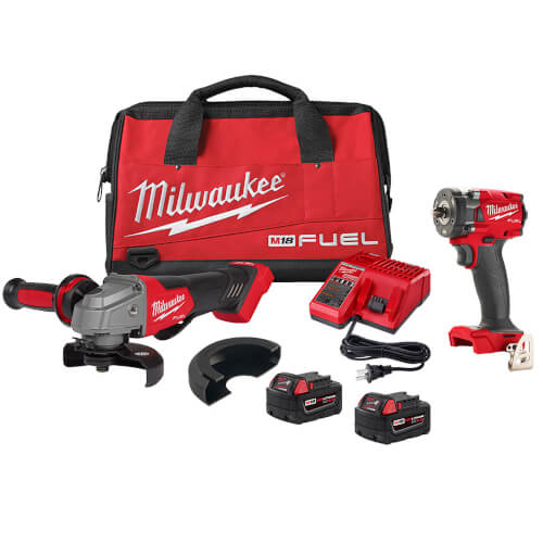 M18 Fuel Kit (Impact Wrench w/ Grinder)