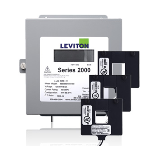Submeter, Indoor, 208v, 3 Phase 4 Wire, Max 400a, 3 Split Core Current Transformers, Demand Meter, Electric Meter Kit