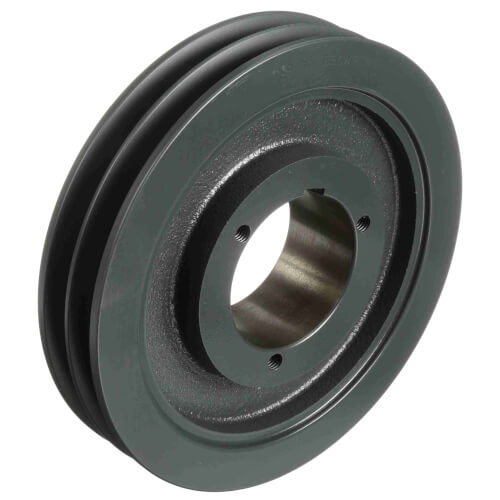 2 Groove Cast Iron Split Taper Sheave, 5V Belt, 8.5" OD 3 2 Groove Cast Iron Split Taper Sheave, 5V Belt, 8.5" OD