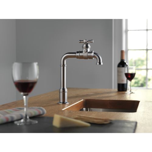 Broderick True Bar Kitchen Faucet, 1.5 GPM (Arctic Stainless), 1990LFC-AR