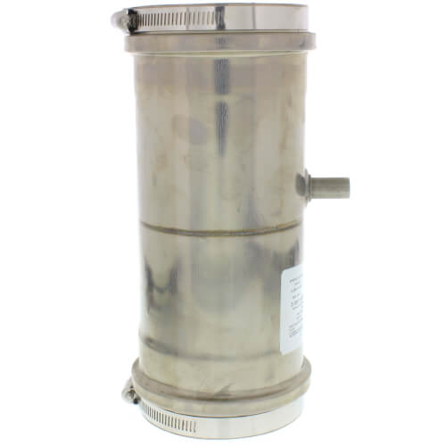 4" Universal Appliance Adapter w/ Back-Flow Preventer & Condensate Drain