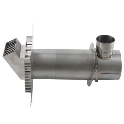 4" Z-Vent Concentric Vent Short Termination, 4" In 4" Out