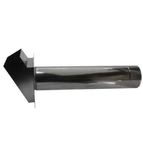 4" Z-Vent Termination Hood w/ Damper