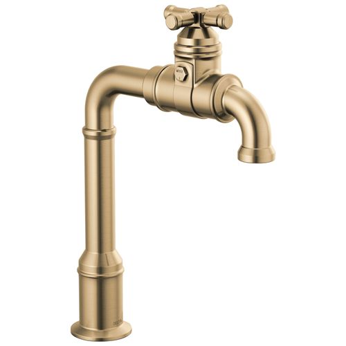 Broderick True Bar Kitchen Faucet (Champagne Bronze), 1990LFC-CZ
