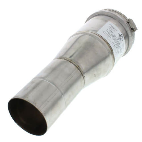 3" to 4" Eccentric Increaser Stainless Steel Venting