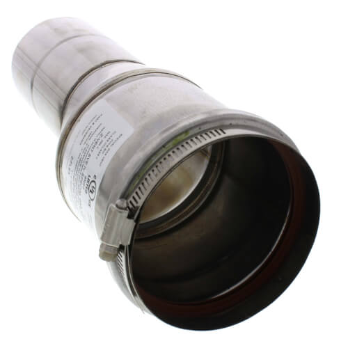 3" to 4" Eccentric Increaser Stainless Steel Venting