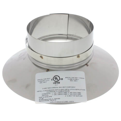 4" Z-Vent Top Support/Storm Collar