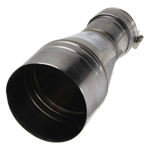 5" to 3" Z-Vent Single Wall Reducer