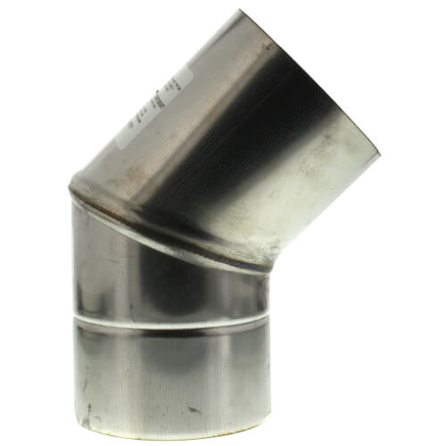 4" Z-Vent Horizontal Termination Elbow (45°)