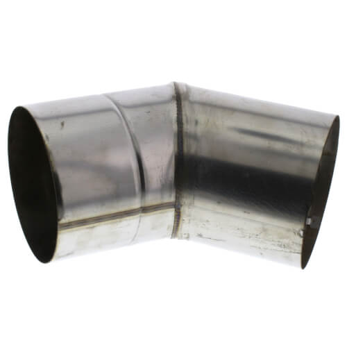 4" Z-Vent Horizontal Termination Elbow (45°)