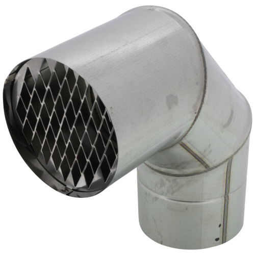 4" Z-Vent Horizontal Termination Elbow (90°)