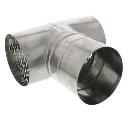 4" Z-Vent Horizontal Termination Tee