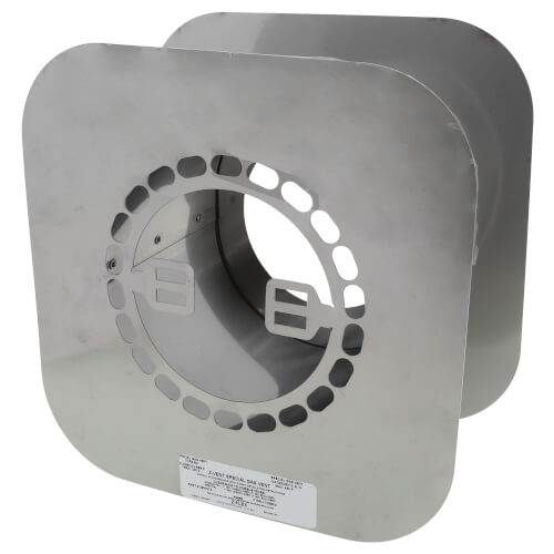4" Z-Vent Adjustable Wall Thimbles (10" x 10") (Adjust from 4" to 7")