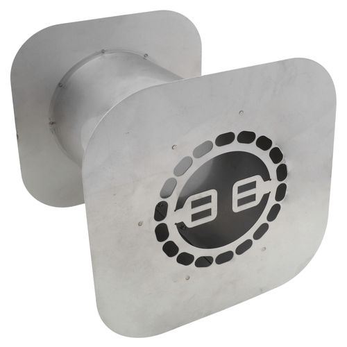 3" Z-Vent Adjustable Wall Thimble (8" x 8") (Adjust from 7" to 13")