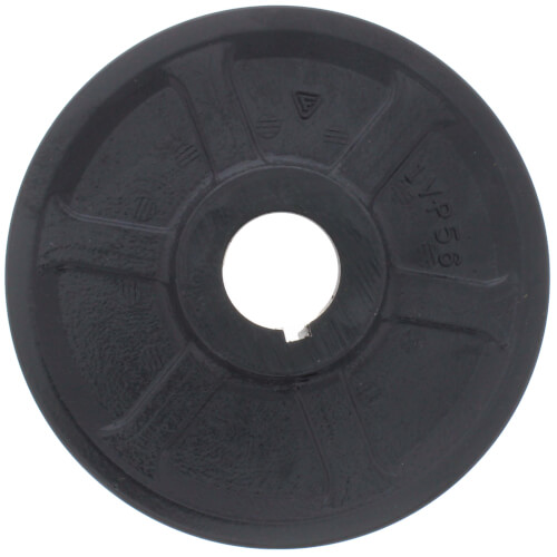 1 Groove Cast Iron Variable Pitch Sheave w/ 1-1/8" Bore, 5.35" OD