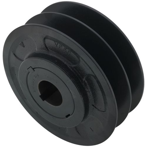 2 Groove Cast Iron Variable Pitch Sheave w/ 1-3/8" Bore, 6.55" OD