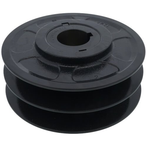 2 Groove Cast Iron Variable Pitch Sheave w/ 1-5/8" Bore, 7.1" OD