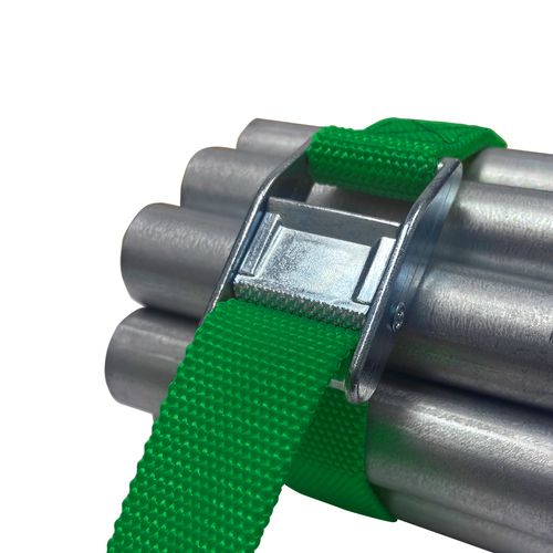 6' Green Nylon Web Straps (2 Pack)