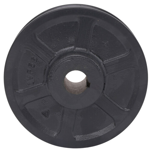 1 Groove Cast Iron Variable Pitch Sheave w/ 7/8" Bore, 5.35" OD 3 1 Groove Cast Iron Variable Pitch Sheave w/ 7/8" Bore, 5.35" OD