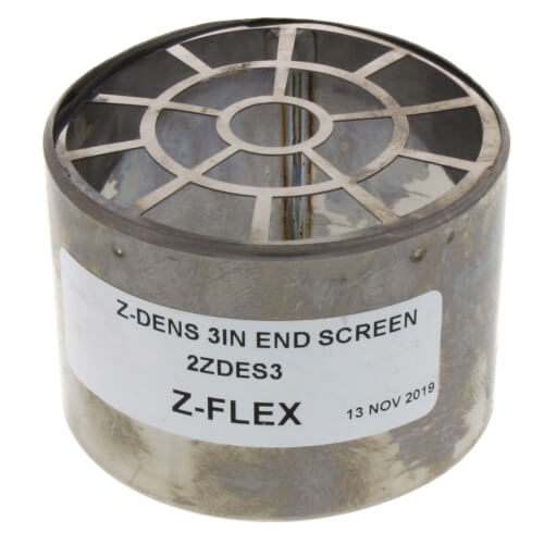 Z-DENS 3" End Screen (80 mm) Stainless Steel