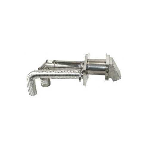 4" Z-Vent Concentric TWH Kit w/ Mixing Box