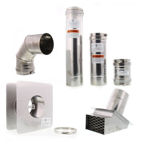4" Z-Vent Wall Hung Water Heater Vent Kit