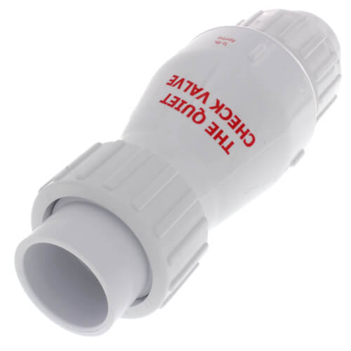 1-1/4" PVC "Quiet Check" Solvent Weld w/ Union Check Valve