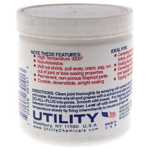 1 lb. DO-ALL+PLUS Furnace Cement
