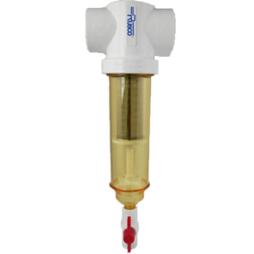 2" Chemical Resistant Spin-Down Sediment Filter w/ 100 Mesh Polyester Element