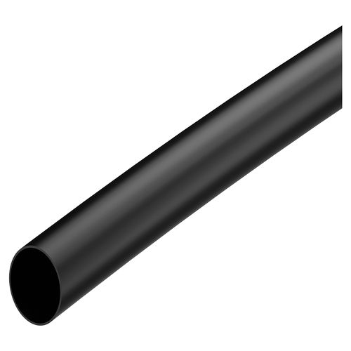 5 Ft Fixed Length Low Profile Curved Shower Rod (Matte Black)