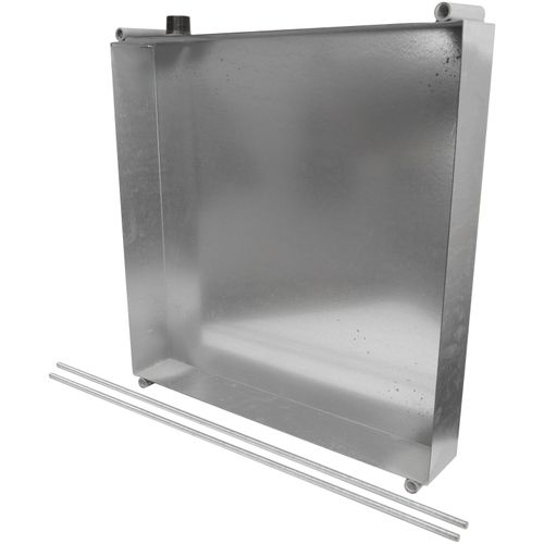Wall Mounted Suspended Platform w/ Steel Drain  (24" x 24" Pan x 4" Pan)