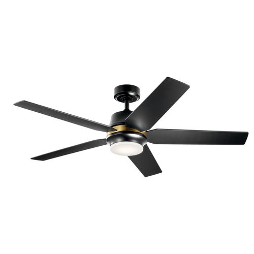 Maeve LED 52" Ceiling Fan (Satin Black)