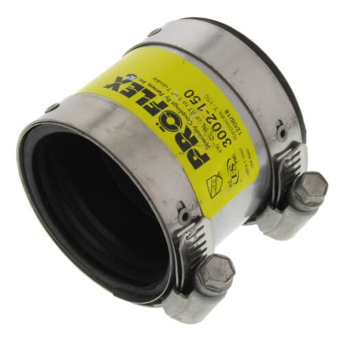 1.5" x 1.5" ProFlex Coupling (Cast Iron, PVC, Steel to Tubular)