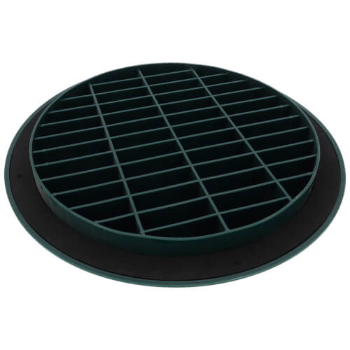 15" Flat Cover for Corrugated Pipe (Green)