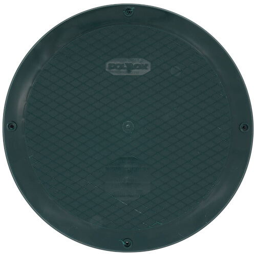 15" Flat Cover for Corrugated Pipe (Green)