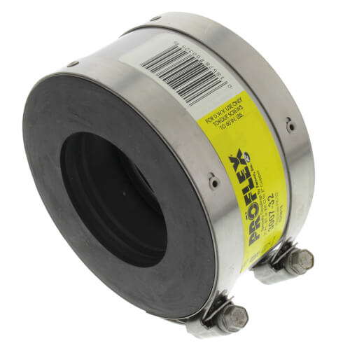 3" x 2" ProFlex Coupling (PVC, Steel, Extra-Heavy Cast Iron to Copper)