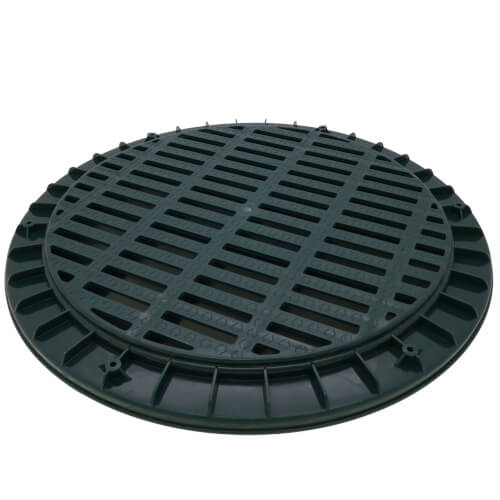 18" Heavy Duty Grate for Corrugated Pipe (Green)